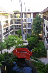 Courtyard for the Garden Wing at Sheraton Kauai 