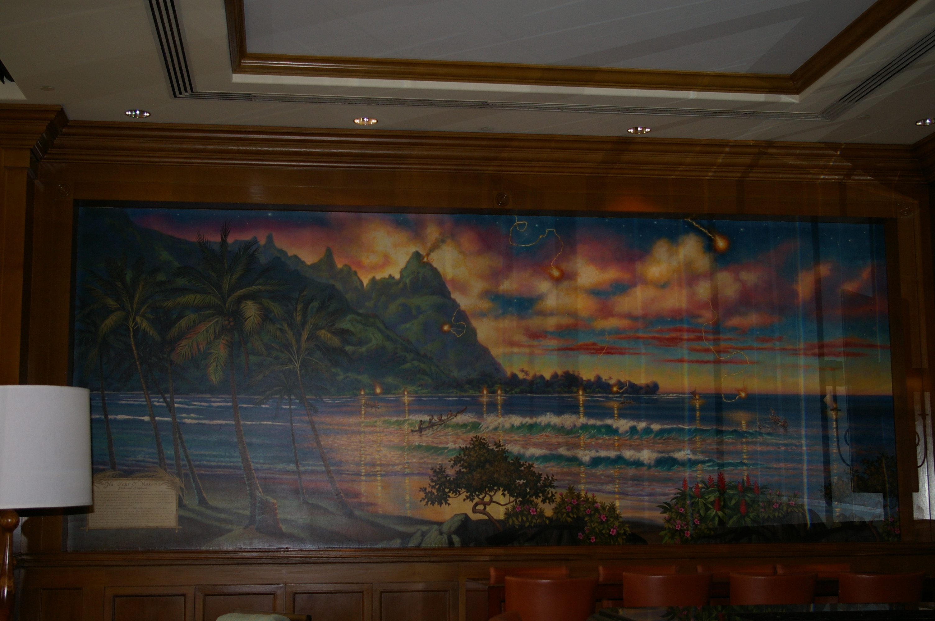 Beautiful Painting in the Bar